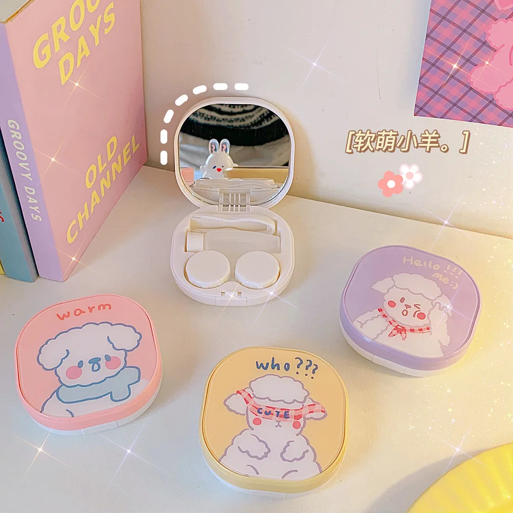 Mini Travel Portable Contact Lens Case with Mirror Cute Cartoon Dog Contact Lens Care Kit Container Holder Lenses Box
Mini Travel Portable Contact Lens Case with Mirror Cute Cartoon Dog Contact Lens Care Kit Container Holder Lenses Box