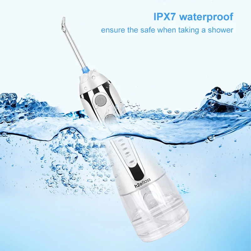 Oral Irrigator Portable Water Dental Flosser USB Rechargeable 5 Modes IPX7 300ML Water for Cleaning Teeth With 5 Jet Storage Bag
Oral Irrigator Portable Water Dental Flosser USB Rechargeable 5 Modes IPX7 300ML Water for Cleaning Teeth With 5 Jet Storage Bag