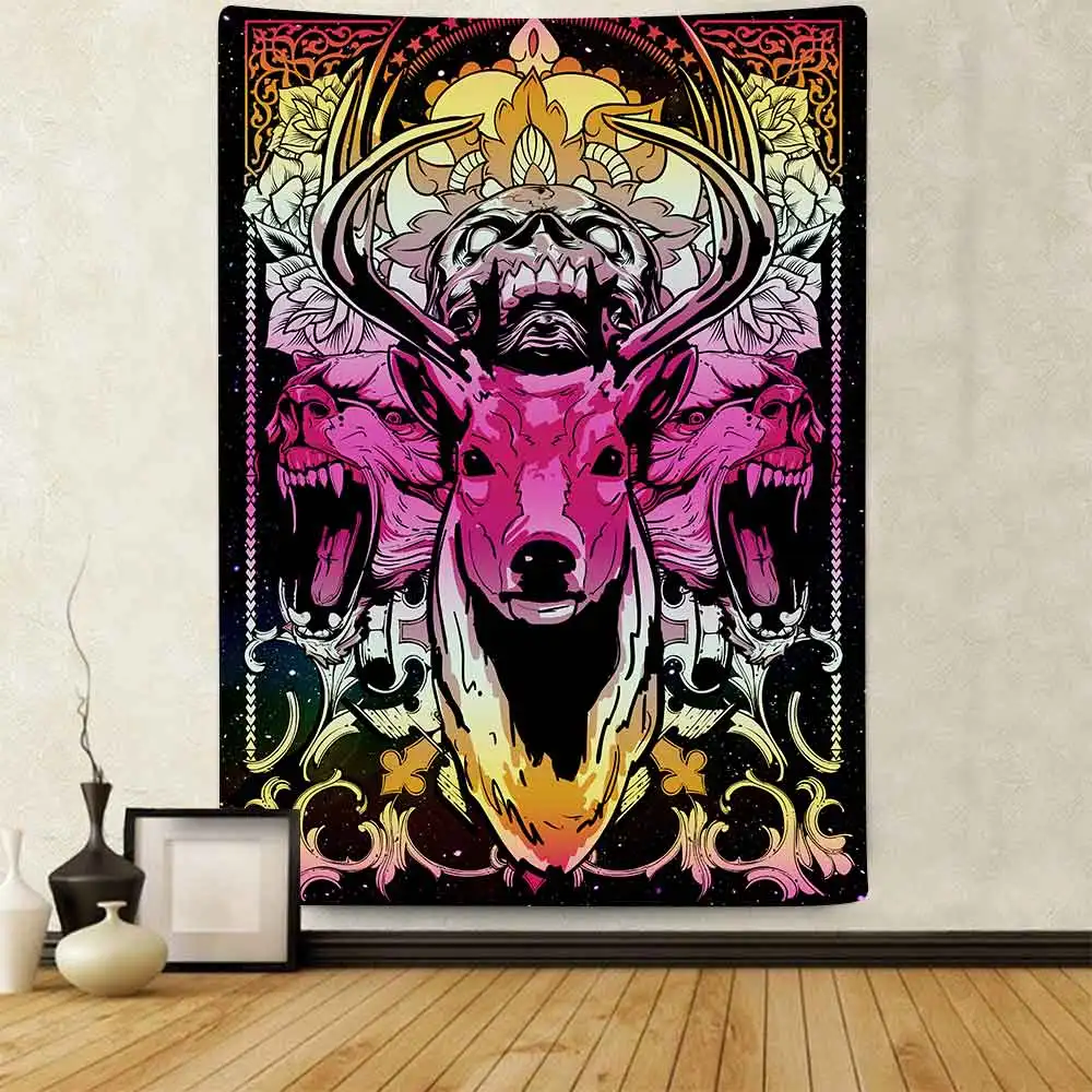 Colorful Elk Trippy Tapestry Mountain Sunset Nature Landscape Wall Hanging Tapestries for Living Room Bedroom Home Decor
Colorful Elk Trippy Tapestry Mountain Sunset Nature Landscape Wall Hanging Tapestries for Living Room Bedroom Home Decor
