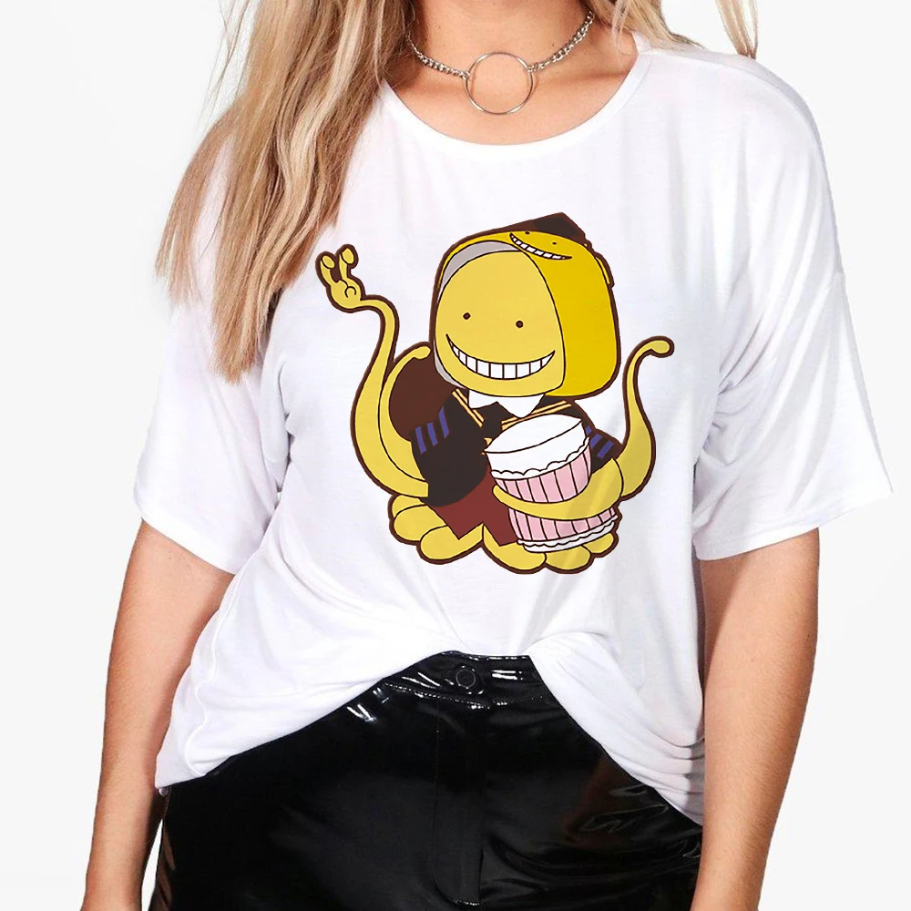 Teacher Shirt Summer Tops For Women 2021 Harajuku Oversized Assassination Classroom Short Sleeve Cute Japanese Clothes Kawaii 
Teacher Shirt Summer Tops For Women 2021 Harajuku Oversized Assassination Classroom Short Sleeve Cute Japanese Clothes Kawaii