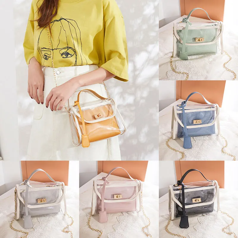 2020 модная прозрачная квадратная сумка, Женская Маленькая прозрачная сумка на цепочке, Женская сумочка, мини сумка через плечо, сумка-мессен...
2020 модная прозрачная квадратная сумка, Женская Маленькая прозрачная сумка на цепочке, Женская сумочка, мини сумка через плечо, сумка-мессен...