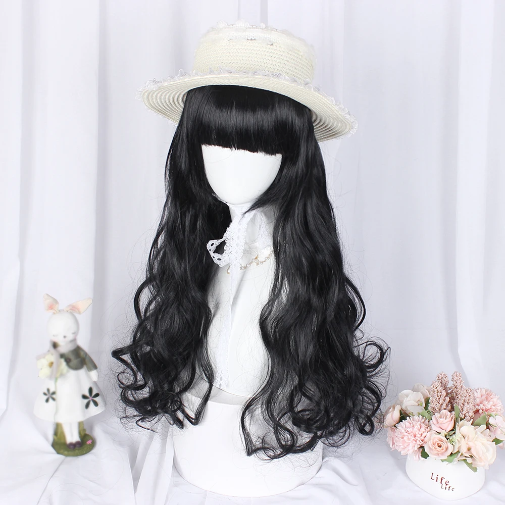 MCOSER леди базовый косплей парик для вечерние 80 см длинный черный Лолита ежедневные женские вьющиеся волосы с челкой синтетический Хэллоуин ...
MCOSER леди базовый косплей парик для вечерние 80 см длинный черный Лолита ежедневные женские вьющиеся волосы с челкой синтетический Хэллоуин ...