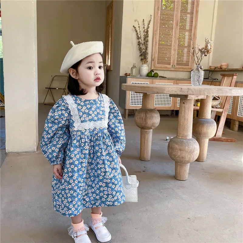 Baby Girls Summer Dresses Casual Flowers Pattern Long Sleeve Dress 2021 Fashion Children's Dresses 2-6 years Kids Clothes
Baby Girls Summer Dresses Casual Flowers Pattern Long Sleeve Dress 2021 Fashion Children's Dresses 2-6 years Kids Clothes