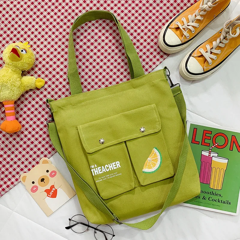 Cartoon Print Ladies Shoulder Bag Simple Canvas Bag College Students Shopping Messenger Bag Large Capacity Multifunctional Bag
Cartoon Print Ladies Shoulder Bag Simple Canvas Bag College Students Shopping Messenger Bag Large Capacity Multifunctional Bag