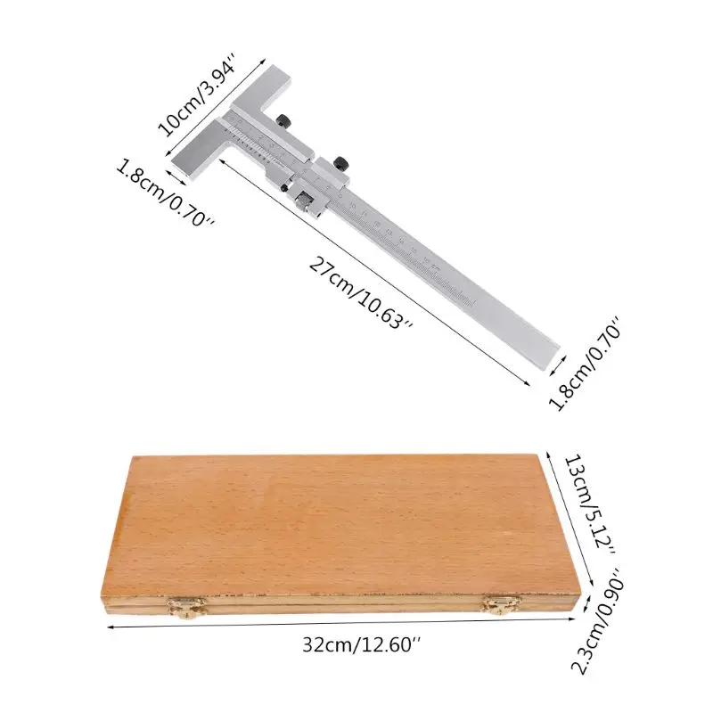 Vernier Caliper T-Type Vernier Caliper for Precision Measurements Vernier Caliper Micrometer with Fine Adjustment Carbon Steel
Vernier Caliper T-Type Vernier Caliper for Precision Measurements Vernier Caliper Micrometer with Fine Adjustment Carbon Steel
