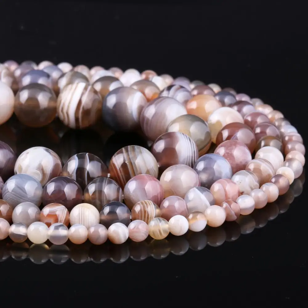 4 6 8 10mm Natural Stone Grey Stripe Agates Round String Beads 15" Strand for Jewelry Making Necklace Bracelet Crafts
4 6 8 10mm Natural Stone Grey Stripe Agates Round String Beads 15" Strand for Jewelry Making Necklace Bracelet Crafts