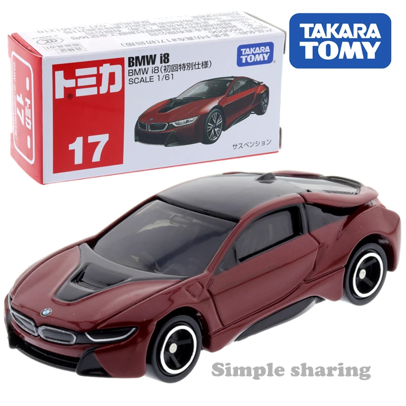 Takara Tomy Tomica 17 BMW i8 первой специальной Параметры автомобиля популярные детские игрушки моторные автомобиля Diecast металлические модели
Takara Tomy Tomica 17 BMW i8 первой специальной Параметры автомобиля популярные детские игрушки моторные автомобиля Diecast металлические модели