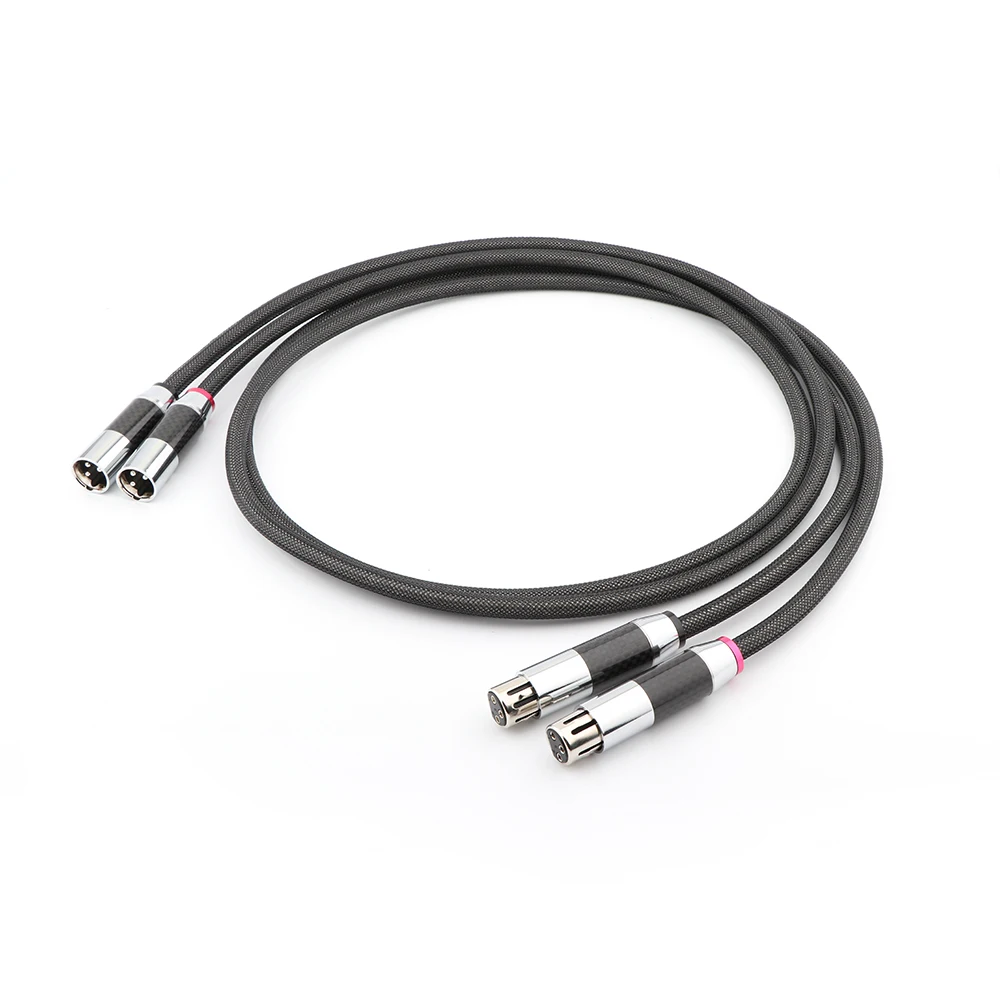 Pair 100% Pure Solid Silver XLR Analog Audio Interconnect Cable Stereo Balanced XLR Cable HIFI
Pair 100% Pure Solid Silver XLR Analog Audio Interconnect Cable Stereo Balanced XLR Cable HIFI
