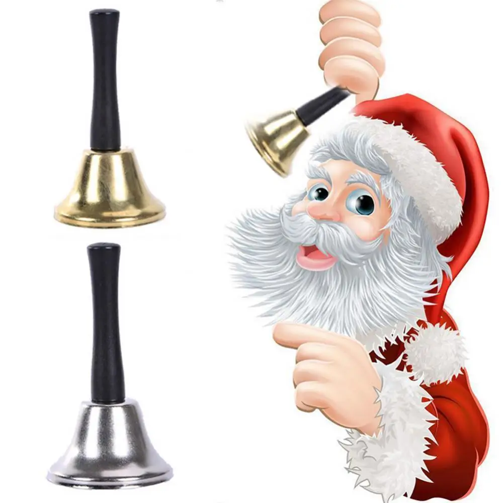 Christmas Xmas School Pet Call Ringtone Jingle Hand Bell with Wooden Handle Toy Christmas Decoration For New Year 2022
Christmas Xmas School Pet Call Ringtone Jingle Hand Bell with Wooden Handle Toy Christmas Decoration For New Year 2022