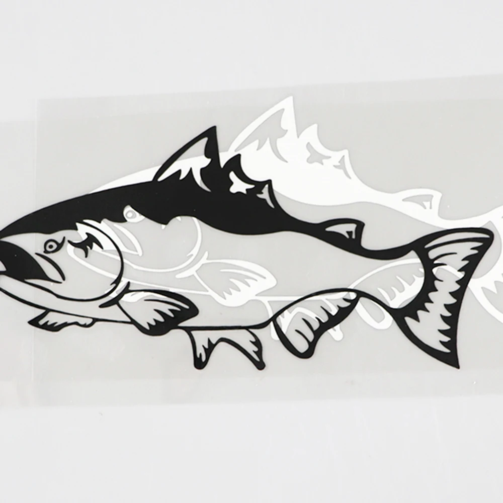 YJZT 14.5CM7.4CM Personality Black/Silver Ocean Fish Decal Vinyl Car Sticker 18A-0010
YJZT 14.5CM7.4CM Personality Black/Silver Ocean Fish Decal Vinyl Car Sticker 18A-0010