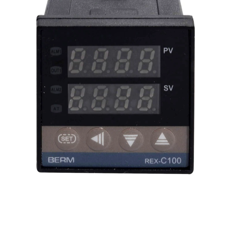 Digital PID Temperature Controller REX C100 Thermostat + 25DA SSR Relay K Thermocouple 1M M6 Thread Probe+Heat Sink
Digital PID Temperature Controller REX C100 Thermostat + 25DA SSR Relay K Thermocouple 1M M6 Thread Probe+Heat Sink