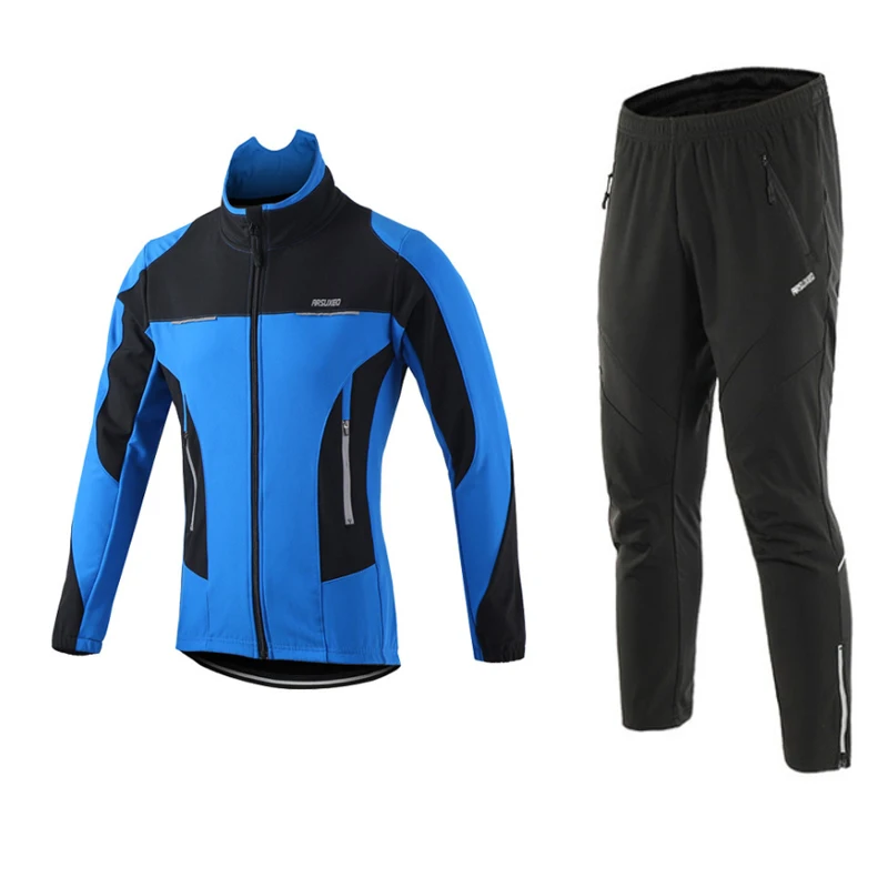 ARSUXEO Men Winter Cycling Jacket Set Windproof Waterproof Thermal Sportswear Bicycle Pants Trousers Mountain Road Bike Suits
ARSUXEO Men Winter Cycling Jacket Set Windproof Waterproof Thermal Sportswear Bicycle Pants Trousers Mountain Road Bike Suits