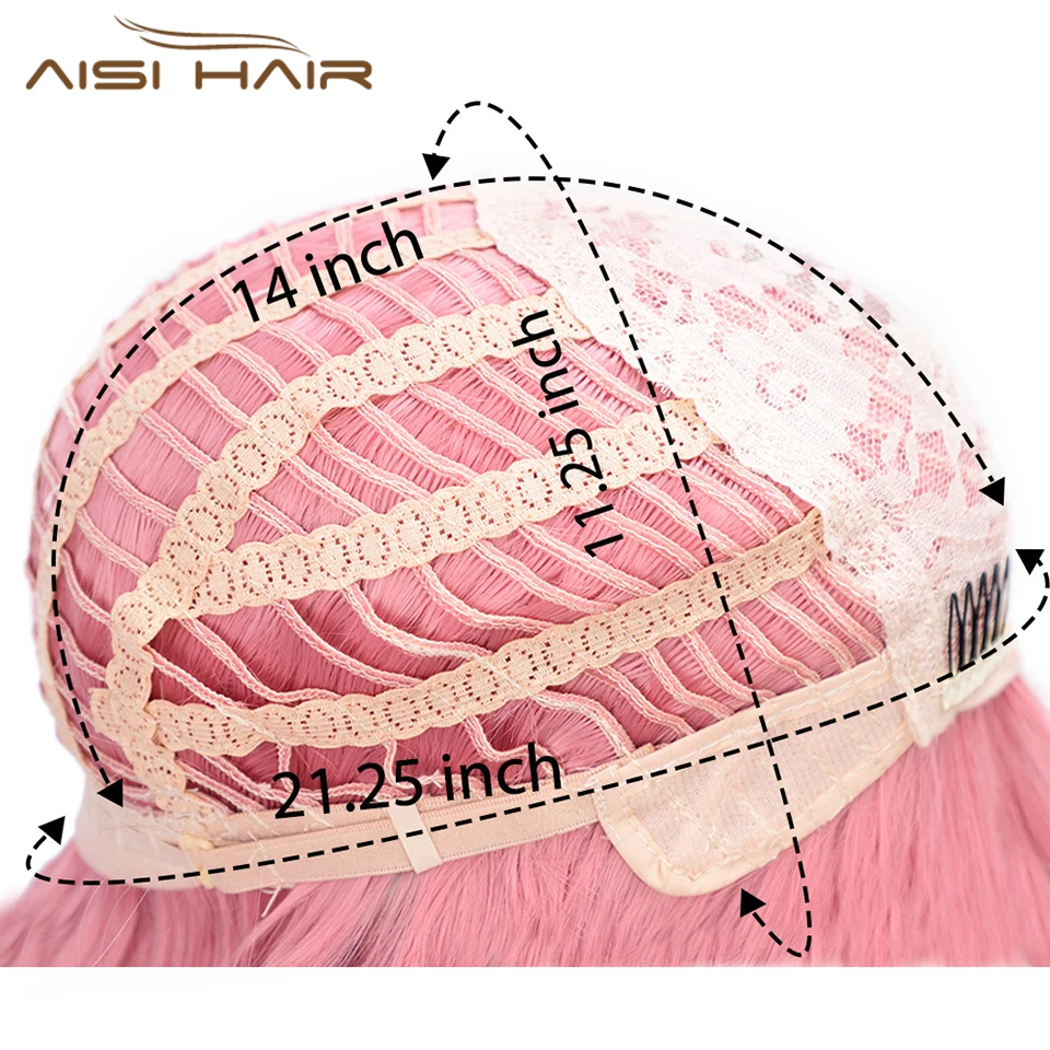 NNZES Short Bob Wig for Black Women Synthetic Pink Wig With Bangs 14 inches Cosplay Wigs Heat Resistant Fiber
NNZES Short Bob Wig for Black Women Synthetic Pink Wig With Bangs 14 inches Cosplay Wigs Heat Resistant Fiber