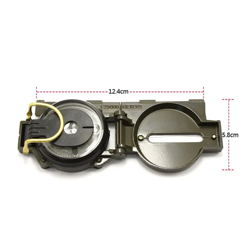 Multifunctional Military Aluminum Alloy Compass Hiking Camping Outdoor Survival with Luminous
Multifunctional Military Aluminum Alloy Compass Hiking Camping Outdoor Survival with Luminous