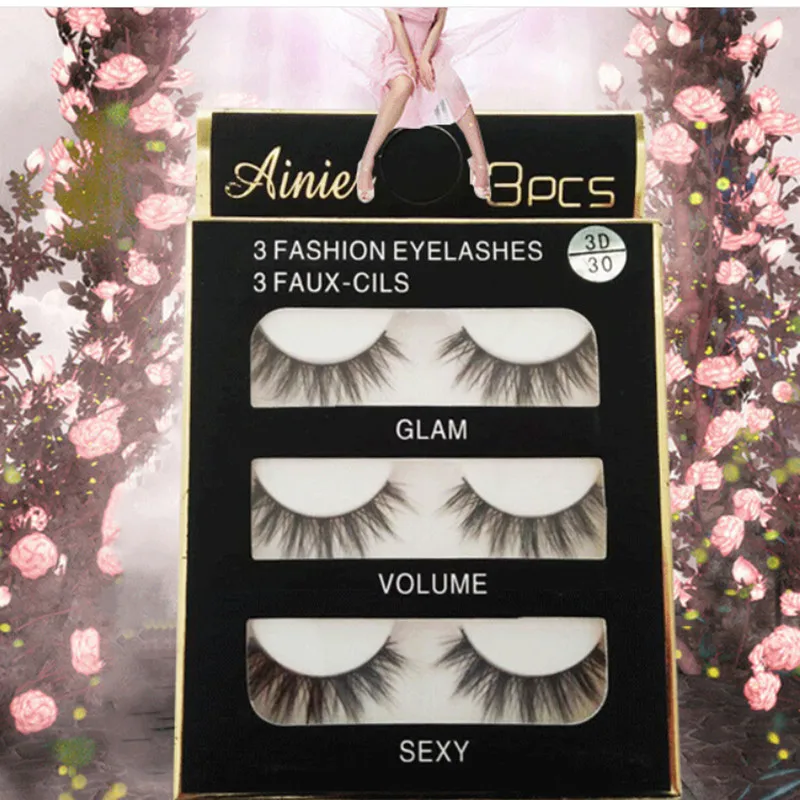 3 Pairs Fine Fiber False Eyelashes Fake Lashes Long Make up 3D Lashes Extension Eyelash Women Eyelashes For Make Up
3 Pairs Fine Fiber False Eyelashes Fake Lashes Long Make up 3D Lashes Extension Eyelash Women Eyelashes For Make Up