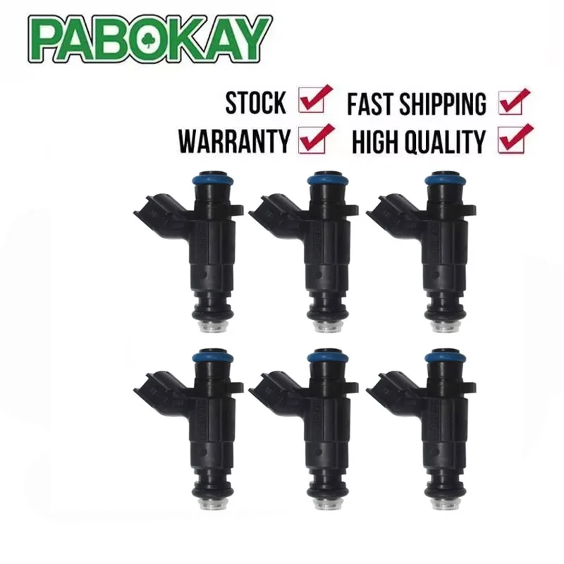 

New Set of 6 Fuel Injectors for 2004-2008 Cadillac Buick 3.6L 0280156131