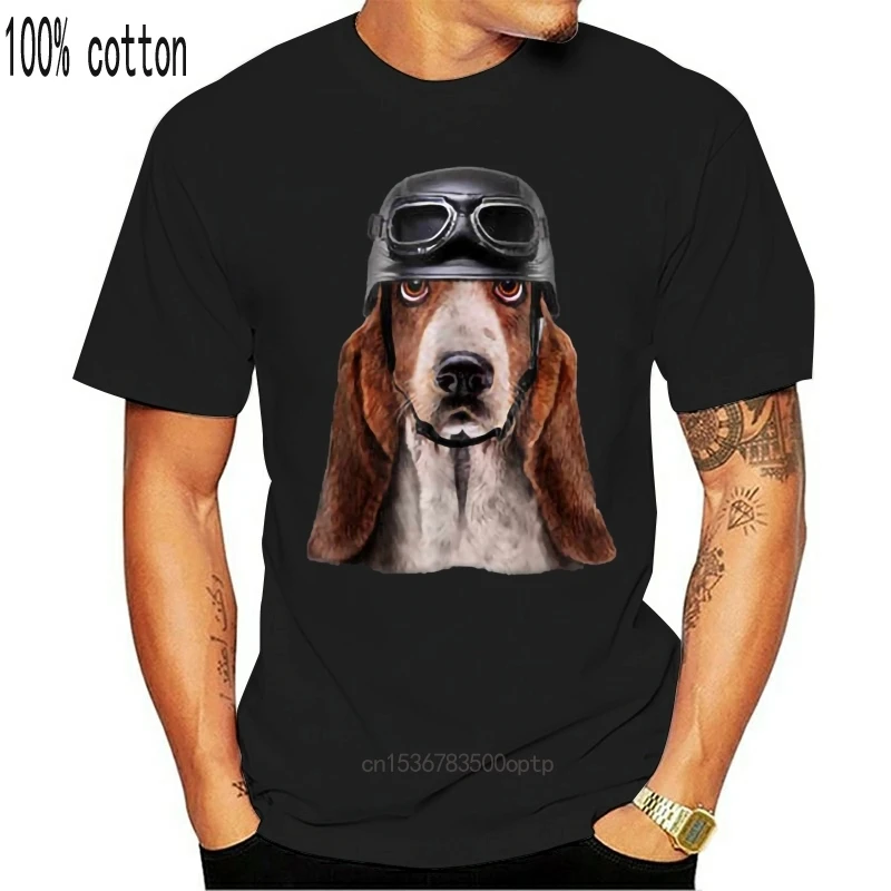 New 2021 men Basset Hound Dog Biker in Motorcycle Helmet T Shirt Fashion Mens Short sleeve fashion summer T Shirt
New 2021 men Basset Hound Dog Biker in Motorcycle Helmet T Shirt Fashion Mens Short sleeve fashion summer T Shirt
