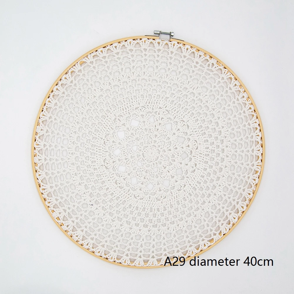 DIY Large Doily Cotton Lace Dreamcatcher macrame Wedding Background Room Decoration Home Dcor attrape reve No.AC02
DIY Large Doily Cotton Lace Dreamcatcher macrame Wedding Background Room Decoration Home Dcor attrape reve No.AC02