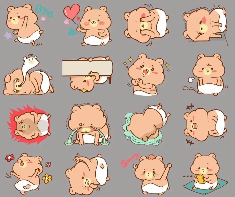 40pcs Funny Bear Photo Album Scrapbook Waterproof Decoration Sticker DIY Handmade Gift Scrapbook Sticker
40pcs Funny Bear Photo Album Scrapbook Waterproof Decoration Sticker DIY Handmade Gift Scrapbook Sticker