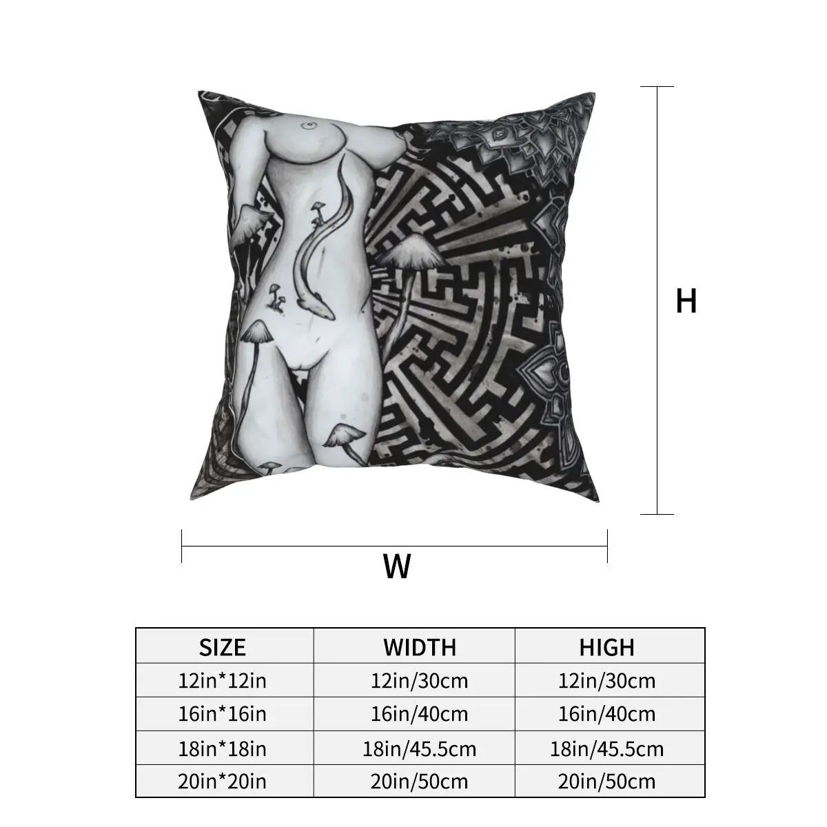 Raka Mandala Sacred Lady Pillowcase Printed Polyester Cushion Cover Decorations Pillow Case Cover Home Zippered 18''
Raka Mandala Sacred Lady Pillowcase Printed Polyester Cushion Cover Decorations Pillow Case Cover Home Zippered 18''