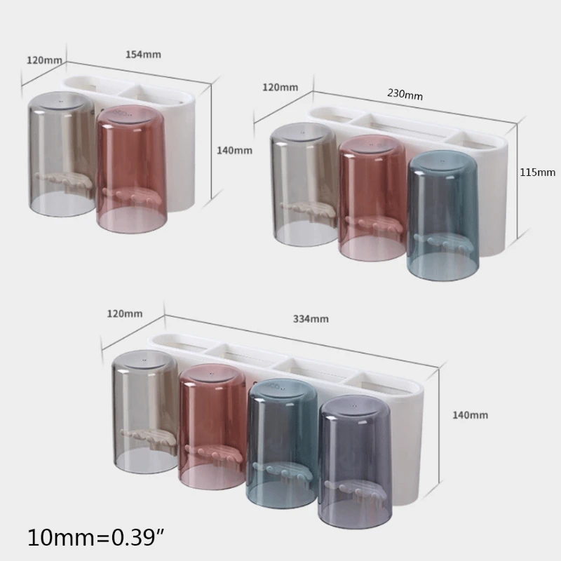 Punch-free Wall Mount Toothbrush Holder Set Porous Bit Cup Shelf Multifunctional
Punch-free Wall Mount Toothbrush Holder Set Porous Bit Cup Shelf Multifunctional