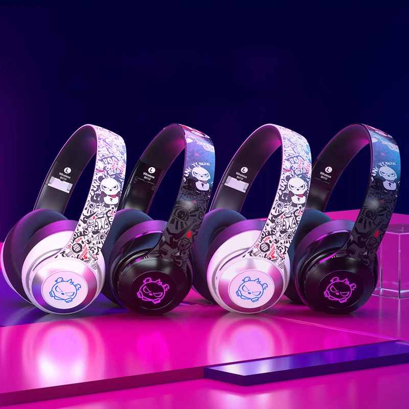 Fashion Glow Head-Mounted Wireless Bluetooth Headphone HIFI Sport Bass Headphone For iPhone Huawei Samsung Xiaomi
Fashion Glow Head-Mounted Wireless Bluetooth Headphone HIFI Sport Bass Headphone For iPhone Huawei Samsung Xiaomi