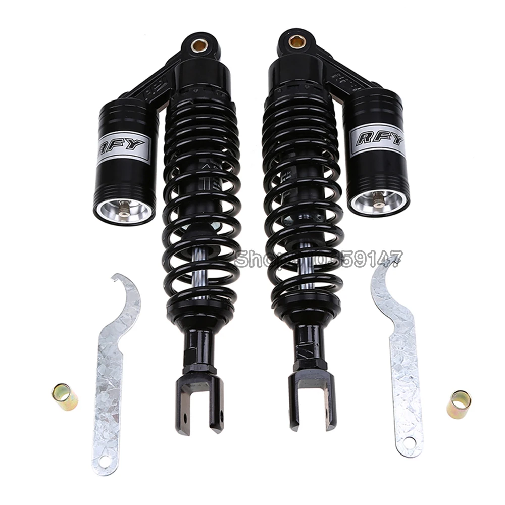 320mm 12.5" Universal Motorcycle Air Shock Absorbers Fits for Most ATV Motorcycle Quad Dirt Sport Clevis End Complete Black
320mm 12.5" Universal Motorcycle Air Shock Absorbers Fits for Most ATV Motorcycle Quad Dirt Sport Clevis End Complete Black