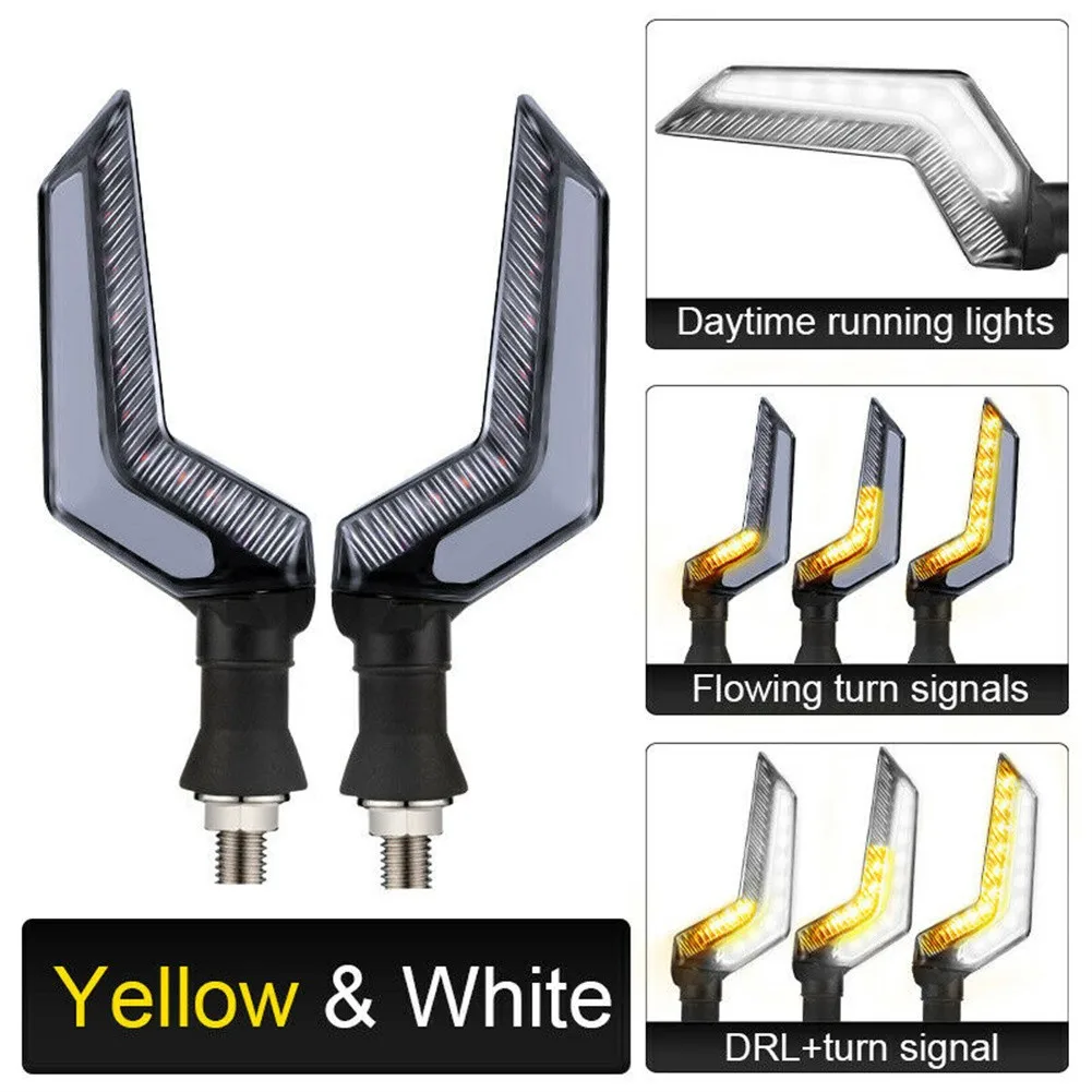 2x Motorcycle LED Flowing Amber Turn Signal DRL Light Blinker For Harley Honda Split Type Motorcycle Light Split Turn Signal
2x Motorcycle LED Flowing Amber Turn Signal DRL Light Blinker For Harley Honda Split Type Motorcycle Light Split Turn Signal