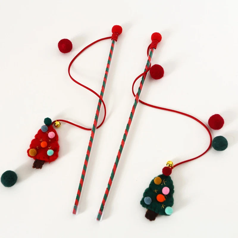 Christmas Tree Cat Teaser Fabric Sound Cat Toys Christmas Bell Cat Stick Interactive Pet Toys Christmas Gloves Decoration Toys
Christmas Tree Cat Teaser Fabric Sound Cat Toys Christmas Bell Cat Stick Interactive Pet Toys Christmas Gloves Decoration Toys
