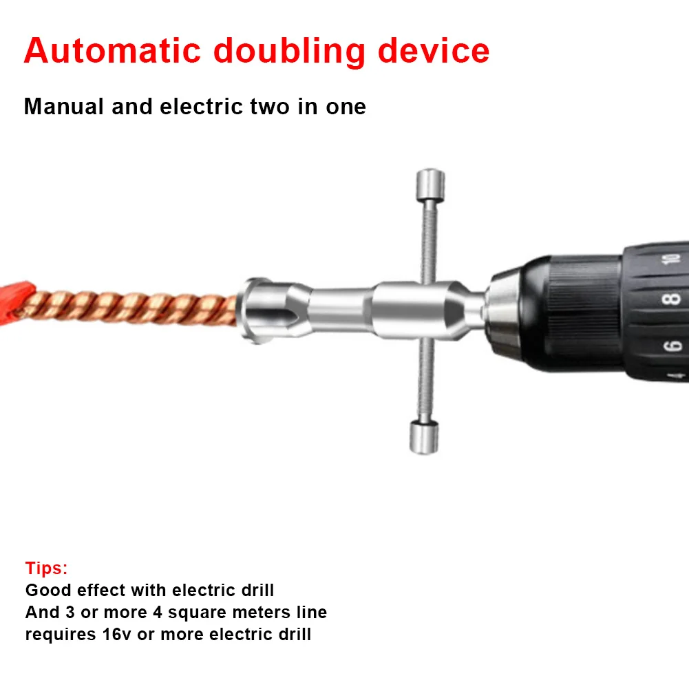 Automatic Wire Stripper Twisted Wire Tool Cable Peeling Twisting Connector Electrician General Stripping Artifact Connector Tool
Automatic Wire Stripper Twisted Wire Tool Cable Peeling Twisting Connector Electrician General Stripping Artifact Connector Tool