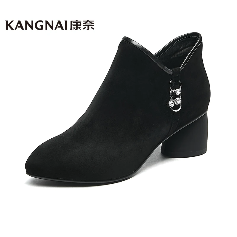 KANGNAI Women Boots Autumn Med Heels Shoes Fashion Pointed Toe Pumps Ankle Boots for Women
KANGNAI Women Boots Autumn Med Heels Shoes Fashion Pointed Toe Pumps Ankle Boots for Women
