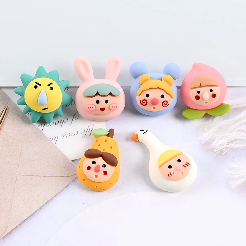 10Pcs Kawaii Cartoon Fruit Animal Resin Charms Pendants for Jewelry Findings DIY Handmade Making Earrings Necklace Accessories
10Pcs Kawaii Cartoon Fruit Animal Resin Charms Pendants for Jewelry Findings DIY Handmade Making Earrings Necklace Accessories