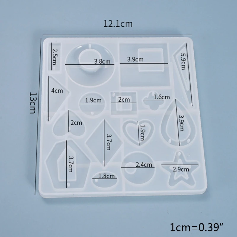 Crystal Epoxy Resin Mold Earrings Ear Pendant Casting Silicone Mould DIY Crafts Handmade Decorative Jewelry Making Tools
Crystal Epoxy Resin Mold Earrings Ear Pendant Casting Silicone Mould DIY Crafts Handmade Decorative Jewelry Making Tools