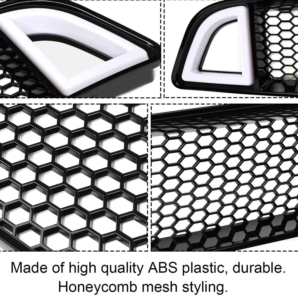 Auto Front Bumper Upper Grille Honeycomb Racing Grill With LED Lights For Ford Mustang Non-Shelby 2013 2014
Auto Front Bumper Upper Grille Honeycomb Racing Grill With LED Lights For Ford Mustang Non-Shelby 2013 2014