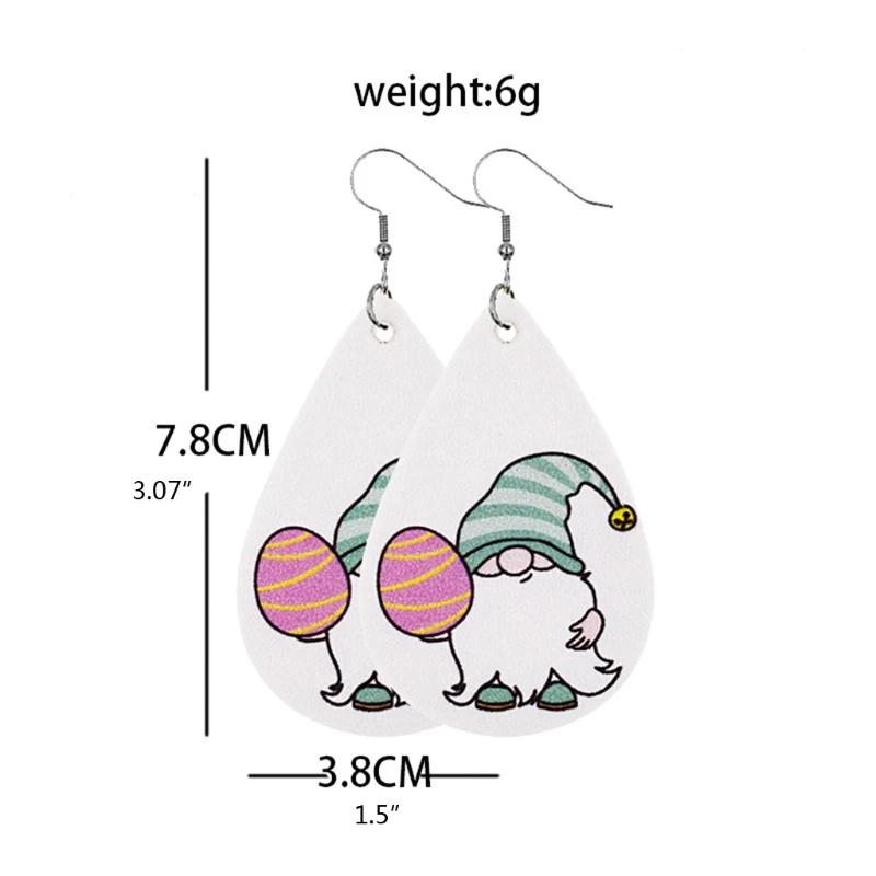 12 Pairs Gnome Easter Faux Leather Earrings Gnome Teardrop Dangle Earring Rabbit Easter Egg Dangle Print Gnome Earrings
12 Pairs Gnome Easter Faux Leather Earrings Gnome Teardrop Dangle Earring Rabbit Easter Egg Dangle Print Gnome Earrings