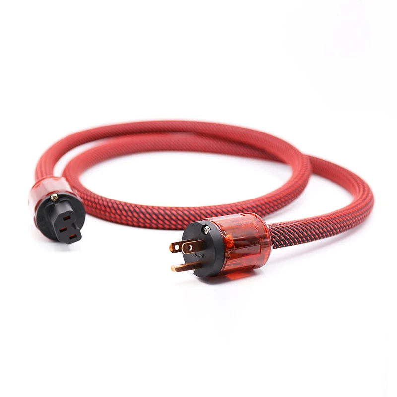 Hi end 5N OFC Чистая медь Hifi аудио кабель питания США hifi переменного тока|5n ofc|cable hificopper