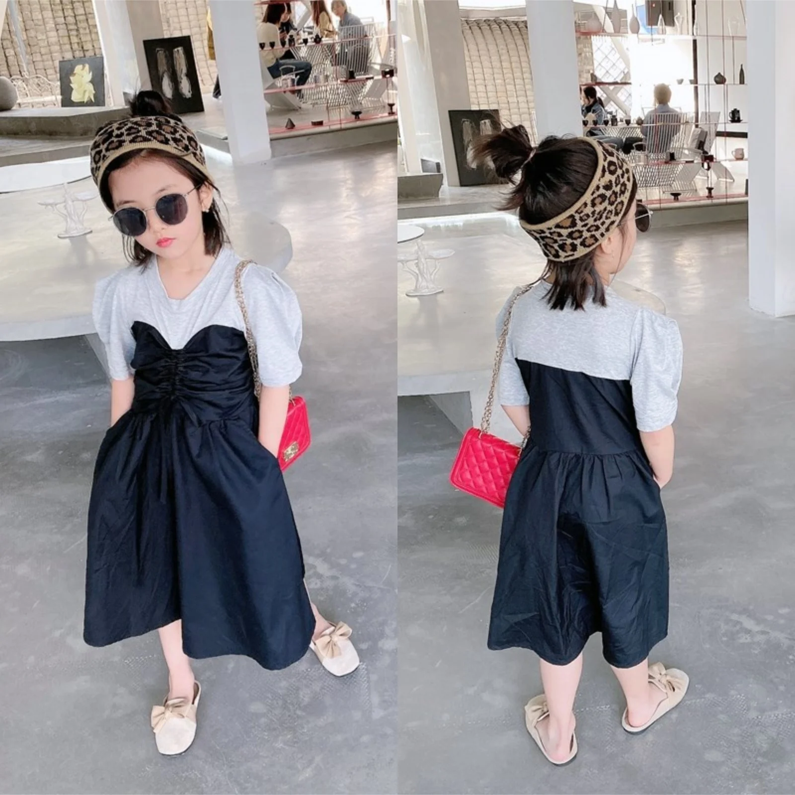 Family Matching Clothes Casual Loose Patchwork Mother Daughter Dresses Short Sleeve Sister Mother Kids Matching Family Clothes
Family Matching Clothes Casual Loose Patchwork Mother Daughter Dresses Short Sleeve Sister Mother Kids Matching Family Clothes