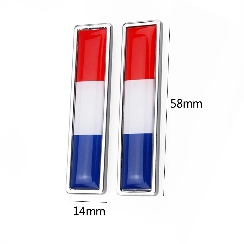 1 Pair France Flag 3D Metal Car Sticker Decal Decoration Badge Emblem Auto Stickers For Audi Bmw Toyota VW Ford Seat Citroen
1 Pair France Flag 3D Metal Car Sticker Decal Decoration Badge Emblem Auto Stickers For Audi Bmw Toyota VW Ford Seat Citroen