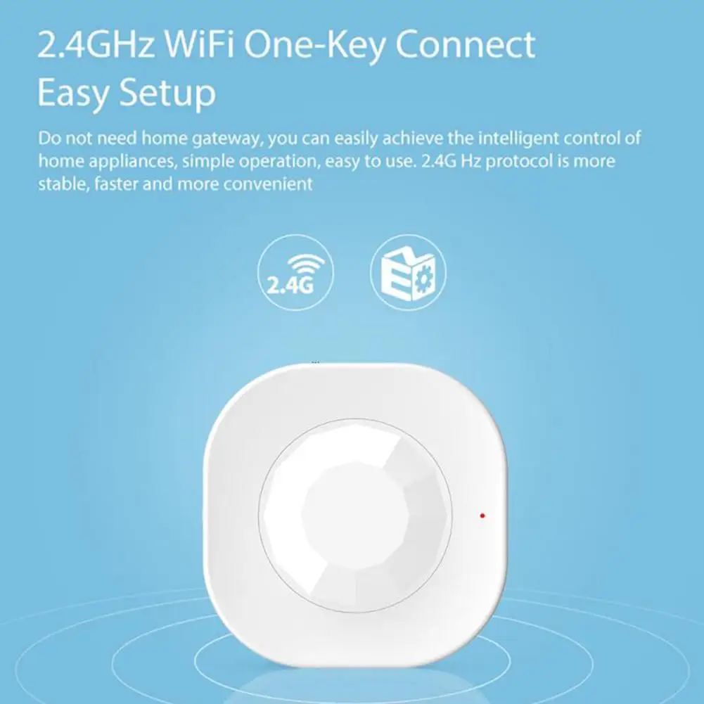Home WIFI PIR Sensor Human Body Sensor Security Anti-theft Control APP Control Smart Home Alarm System Smart Remote Q8J7
Home WIFI PIR Sensor Human Body Sensor Security Anti-theft Control APP Control Smart Home Alarm System Smart Remote Q8J7