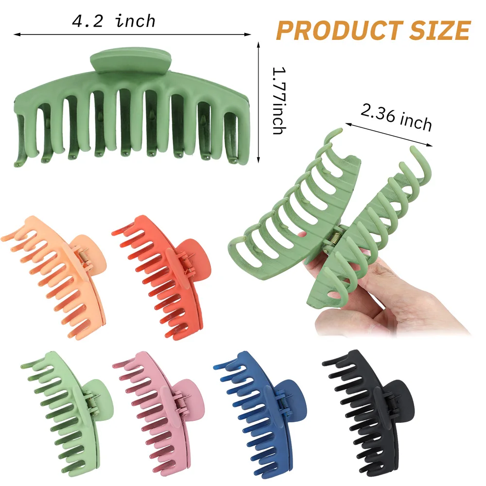 New Big Size Candy Color Women Hairpins Girls Fashionable Matte Texture Hairgrip Headbands hot Girl Hair Accessories Hair Clips
New Big Size Candy Color Women Hairpins Girls Fashionable Matte Texture Hairgrip Headbands hot Girl Hair Accessories Hair Clips