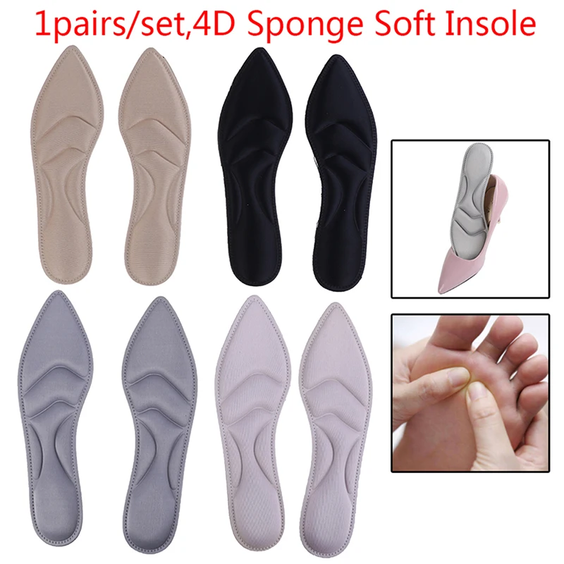 Foot Care 1 Pair 4D Sponge Soft Insole Arch Support for Ladies High Heels Shoes Pad Massage Comfort Insoles Cushion Inserts
Foot Care 1 Pair 4D Sponge Soft Insole Arch Support for Ladies High Heels Shoes Pad Massage Comfort Insoles Cushion Inserts
