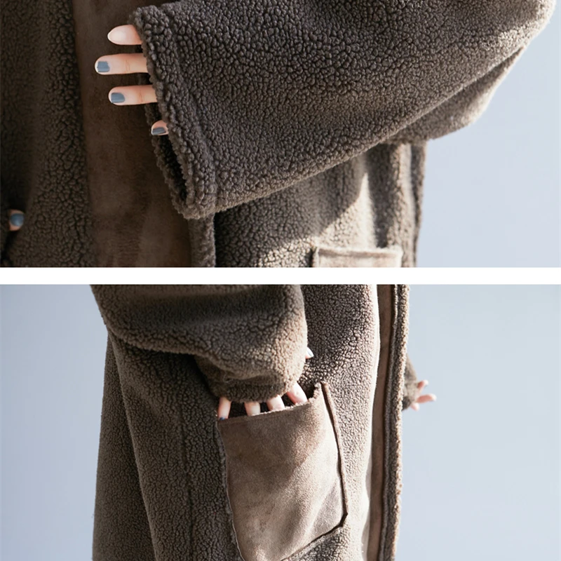 Extra-large women's winter 2020 new lamb plush coat female loose fat sister 200 kg foreign atmosphere age reduction 240 kg
Extra-large women's winter 2020 new lamb plush coat female loose fat sister 200 kg foreign atmosphere age reduction 240 kg