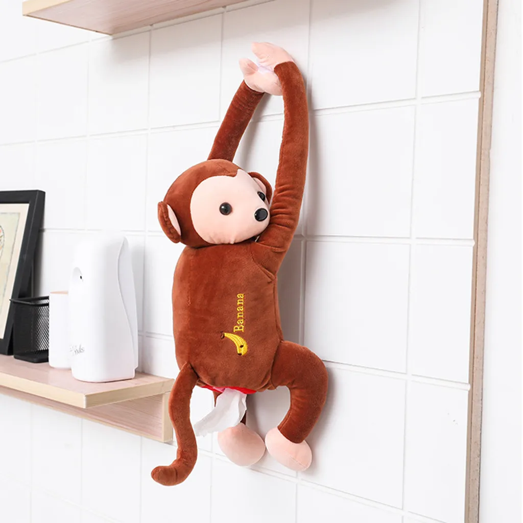 Cartoon Tissue Box Animal Monkey Car Hanging Paper Napkin Box Cover Holder Household Paper Organizer Tissue Boxes
Cartoon Tissue Box Animal Monkey Car Hanging Paper Napkin Box Cover Holder Household Paper Organizer Tissue Boxes