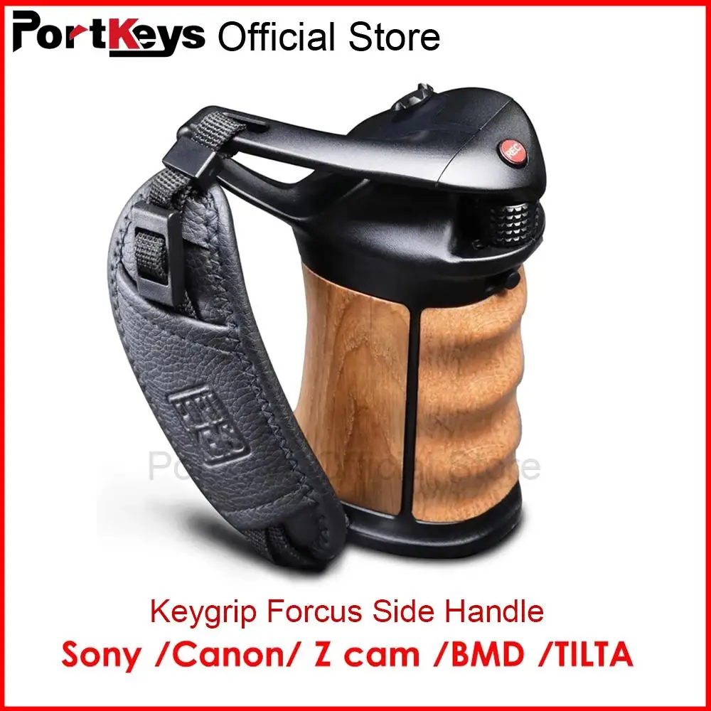 Portkeys KEYGRIP Handle Focus Side Bluetooth WiFi Control Module Hand Grip For Sony Canon BMPCC 4K 6K ZCAM RED TILTA Camera 
Portkeys KEYGRIP Handle Focus Side Bluetooth WiFi Control Module Hand Grip For Sony Canon BMPCC 4K 6K ZCAM RED TILTA Camera
