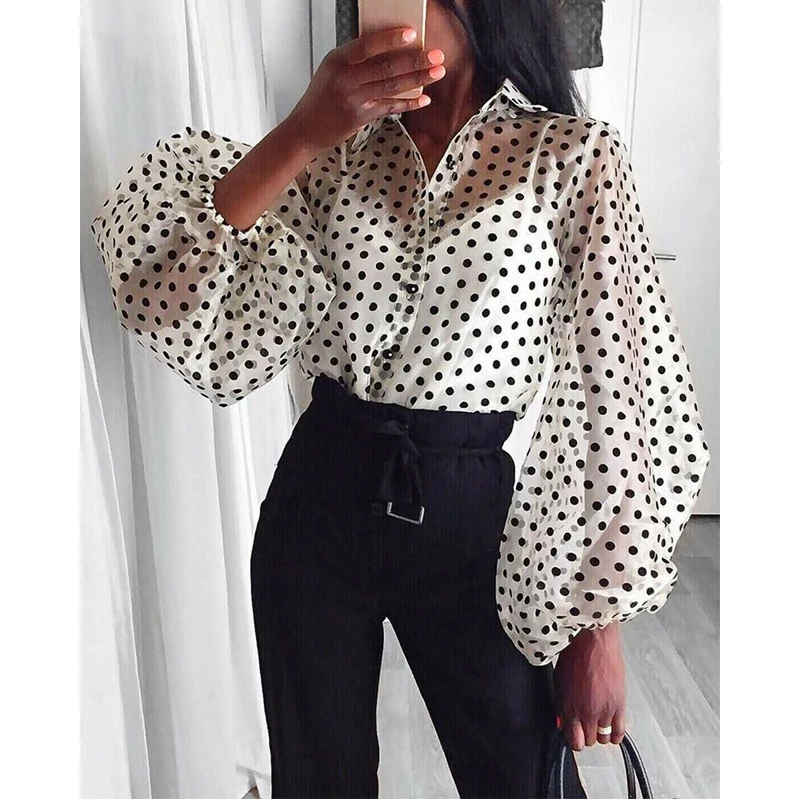 Clubwear Blouse Shirt Women Mesh Sheer Top Lantern Sleeve Perspective Blusas Shirts See-through Long Sleeve Blouses Tops
Clubwear Blouse Shirt Women Mesh Sheer Top Lantern Sleeve Perspective Blusas Shirts See-through Long Sleeve Blouses Tops