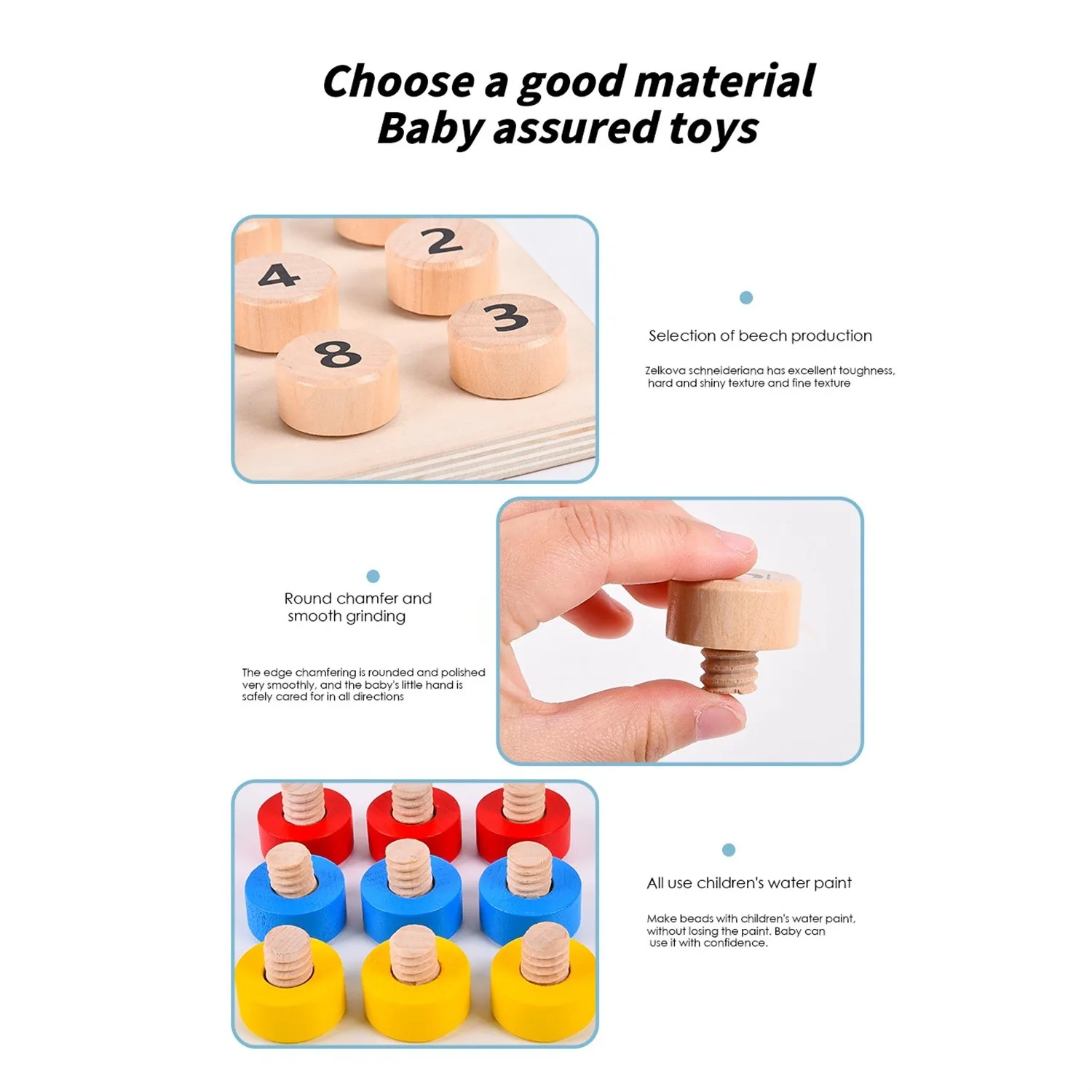 Educational Toys Tighten The Screws Matching Challenge Table Game Color Number Cognition Pairing Exercises For Children #Y10
Educational Toys Tighten The Screws Matching Challenge Table Game Color Number Cognition Pairing Exercises For Children #Y10