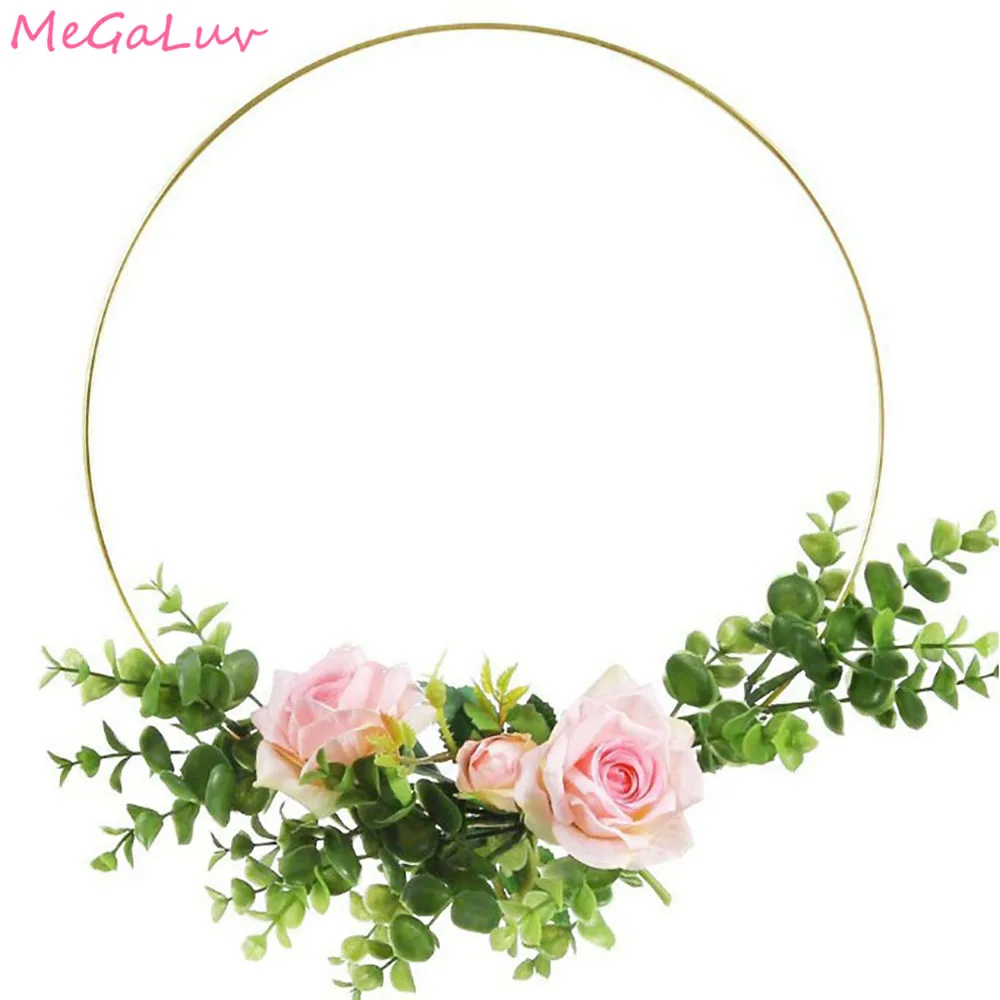 20-40cm Gold Metal Ring Bride Portable Garland Artificial Flower Rack DIY Wedding Wreath Circle Catching Dream Hoop Hanging Dec
20-40cm Gold Metal Ring Bride Portable Garland Artificial Flower Rack DIY Wedding Wreath Circle Catching Dream Hoop Hanging Dec