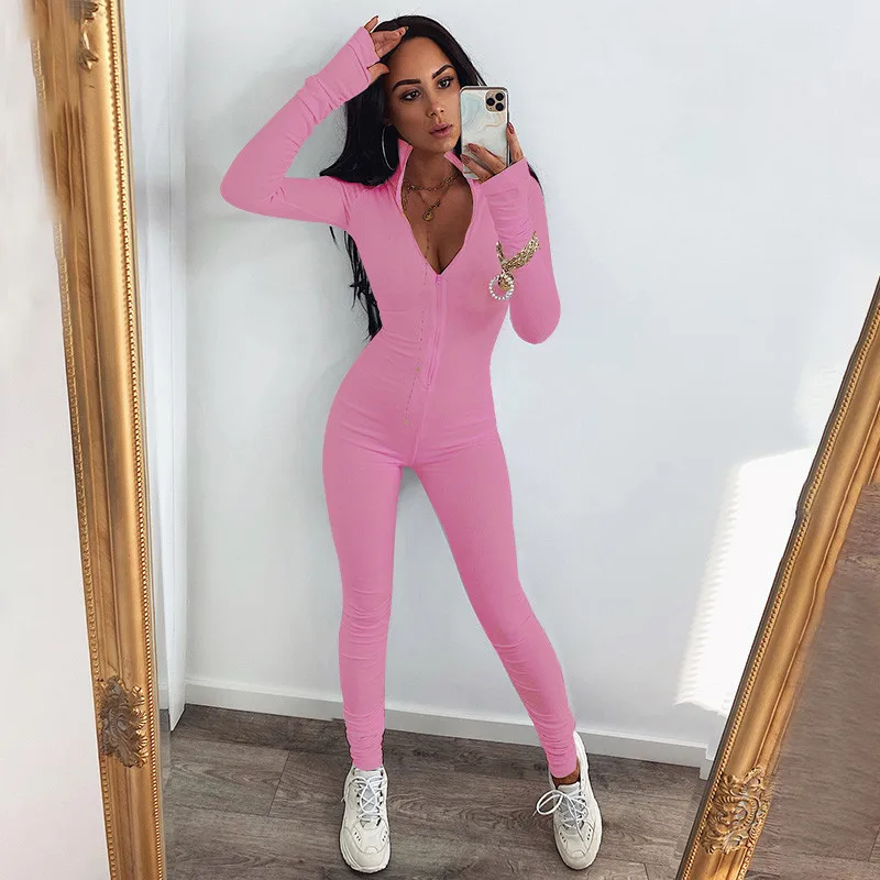 Imcute Stand Collar Long Sleeve Skinny Fitness Sport Jumpsuit Women Workout Active Wear Ribbed Romper Jumpsuit Playsuit Female
Imcute Stand Collar Long Sleeve Skinny Fitness Sport Jumpsuit Women Workout Active Wear Ribbed Romper Jumpsuit Playsuit Female
