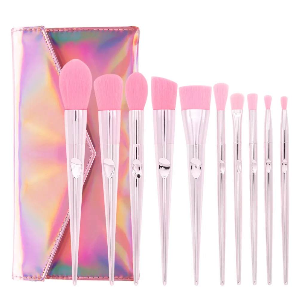 10PCS Makeup Brush Set Professional Eye Shadow Brush Foundation brochas Powder Make Up Brushes Cosmetic Beauty Tool Kit
10PCS Makeup Brush Set Professional Eye Shadow Brush Foundation brochas Powder Make Up Brushes Cosmetic Beauty Tool Kit