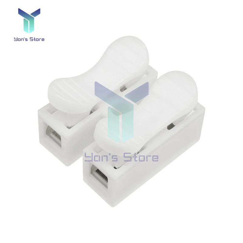 10Pcs CH2 CH-2 Quick Connection Terminal Self Locking Press Type 2 Pin Wiring Terminals post Plug In Type Terminal 20x17.5x13mm
10Pcs CH2 CH-2 Quick Connection Terminal Self Locking Press Type 2 Pin Wiring Terminals post Plug In Type Terminal 20x17.5x13mm